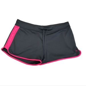 DanSkin Now L/G (12-14) Running Dolphin athletic Shorts pink and gray Gym